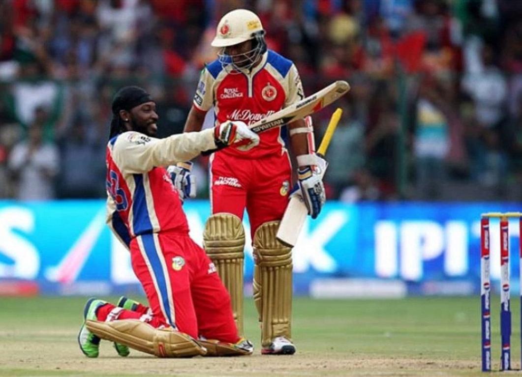 154 of Gayle’s 175 runs came in boundaries as the Caribbean King broke McCullum’s record for the highest IPL score