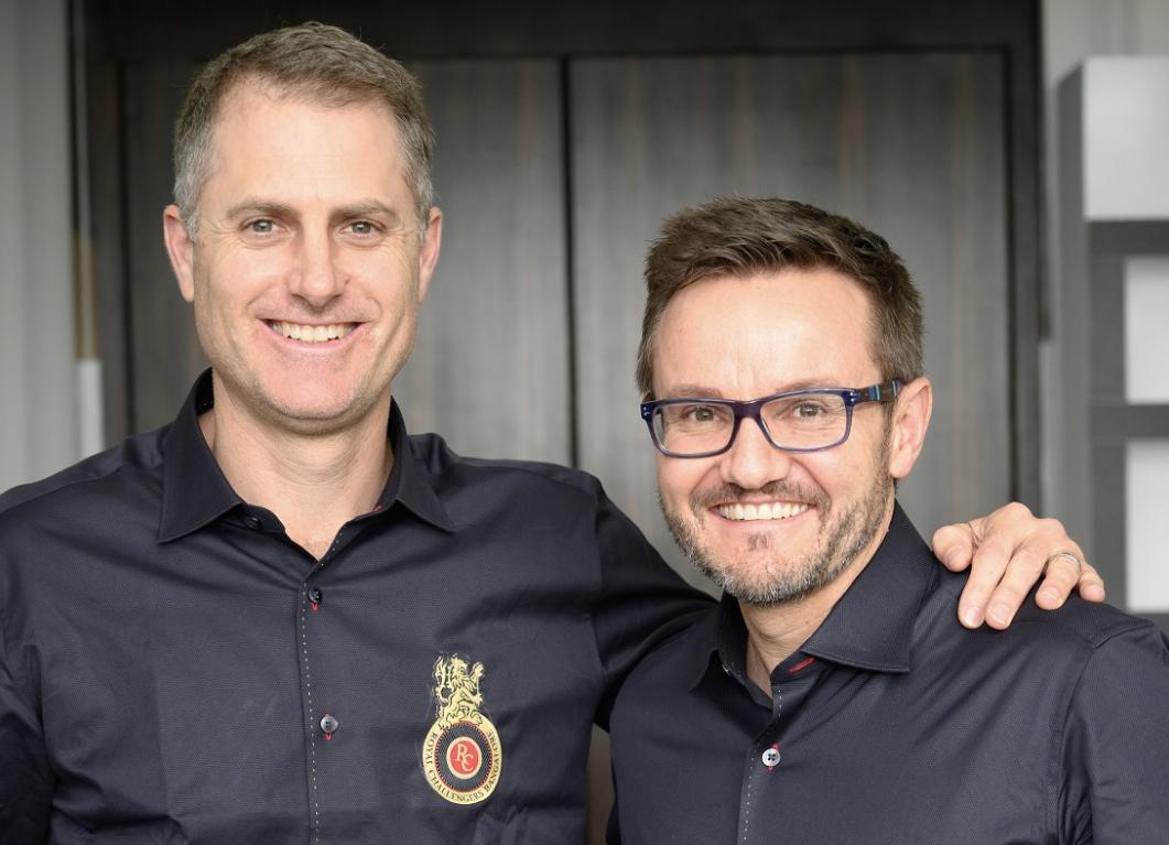 Simon Katich and Mike Hesson Simon Katich and Mike Hesson