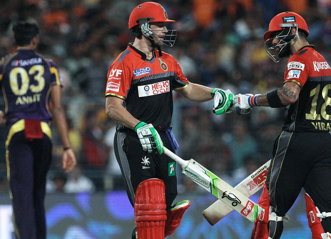 Virat Kohli and AB de Villiers ace the chase as RCB beat KKR Virat Kohli and AB de Villiers ace the chase as RCB beat KKR