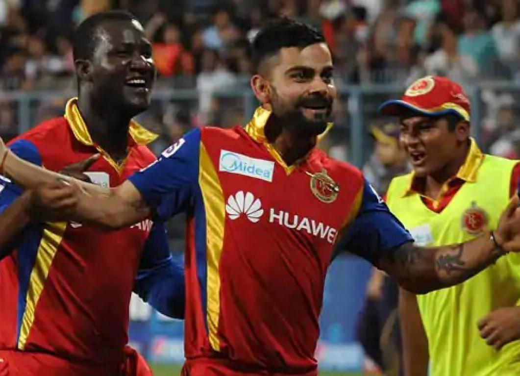 Royal Challengers Bangalore edged out Kolkata Knight Riders in a rain-curtailed game.