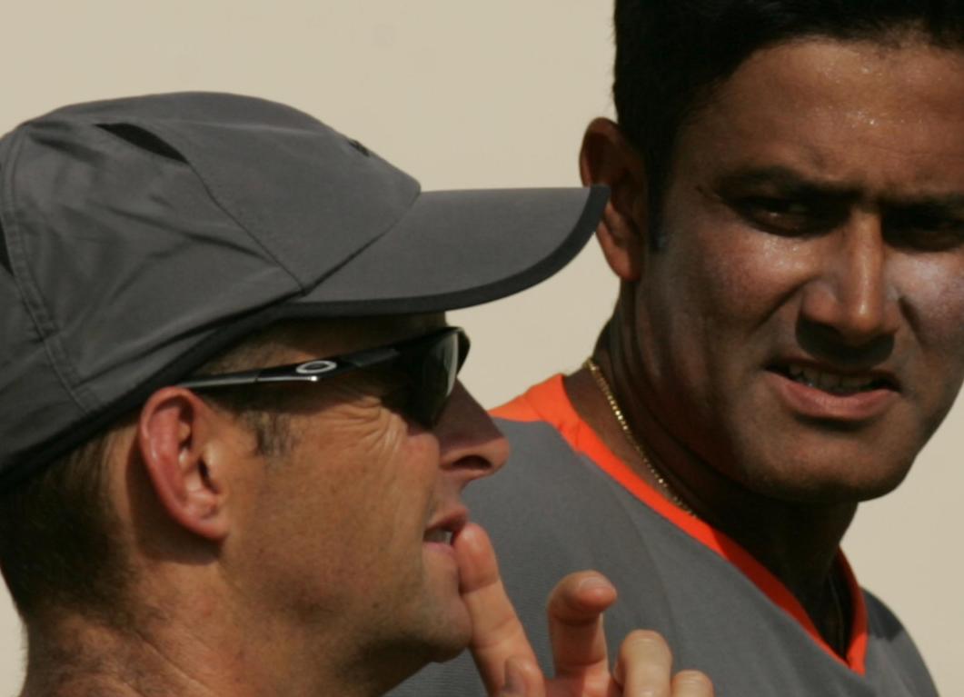 Gary Kirsten with Anil Kumble Gary Kirsten with Anil Kumble