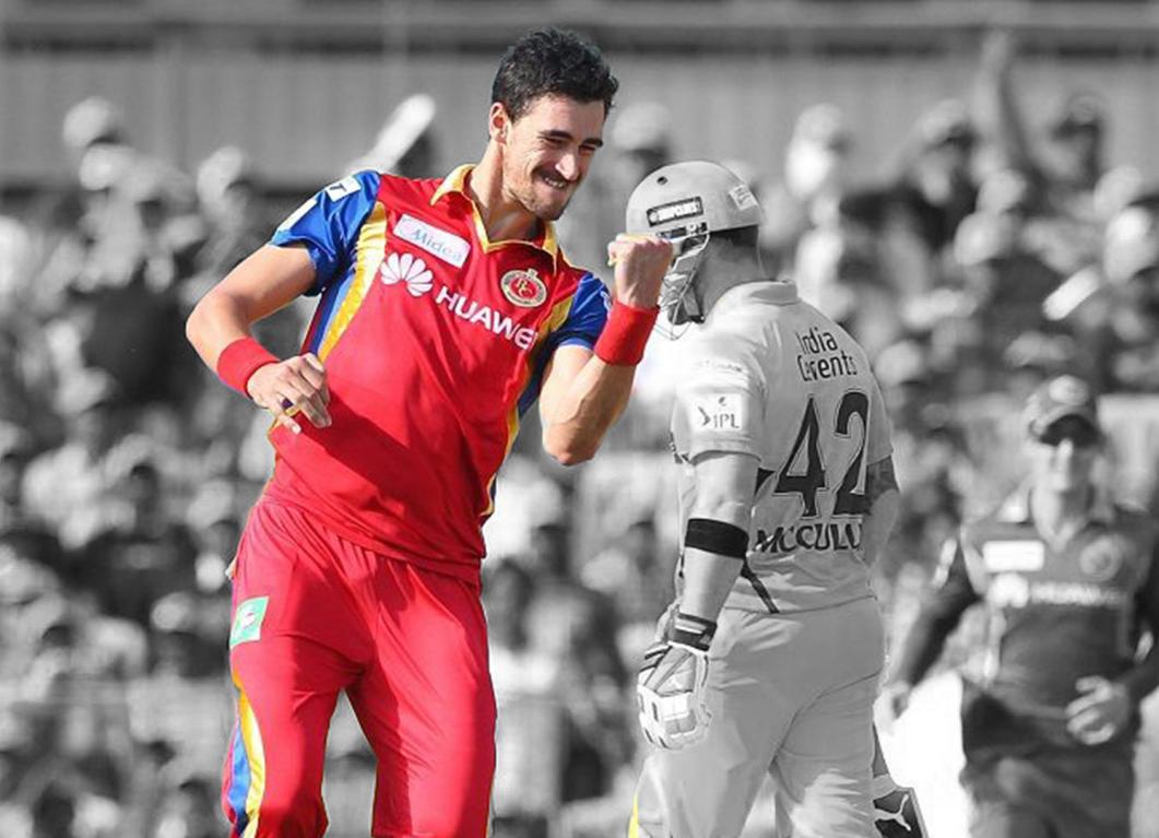 Mitchell Starc When Mitchell Starc's yorker left Dwayne Smith stunned