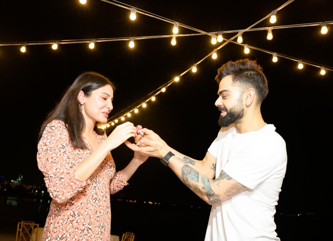 Virat Kohli and Anushka Sharma - RCB organize a fun evening inside bio-bubble post-mandatory quarantine