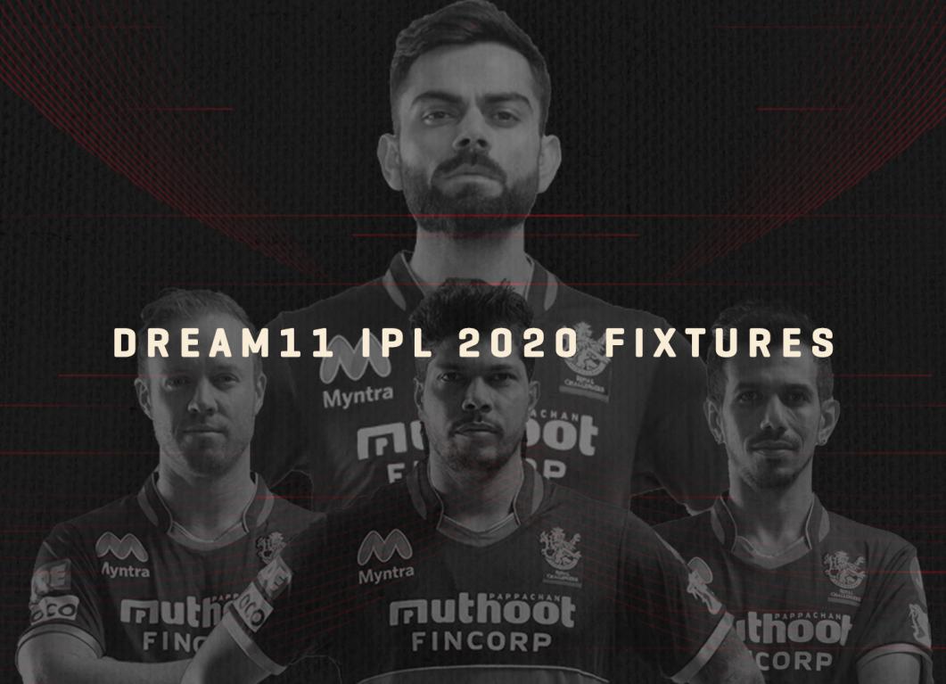 BCCI releases schedule for Dream 11 IPL 2020