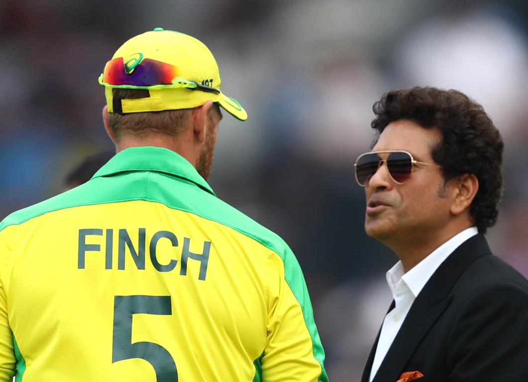Aaron Finch and Sachin Tendulkar When RCB batsman and Australian captain Aaron Finch opened the batting alongside Sachin Tendulkar for MCC in the Lord’s bicentennial
