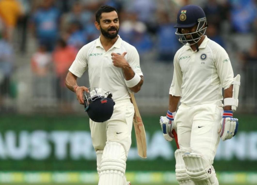Virat Kohli and Ajinkya Rahane
