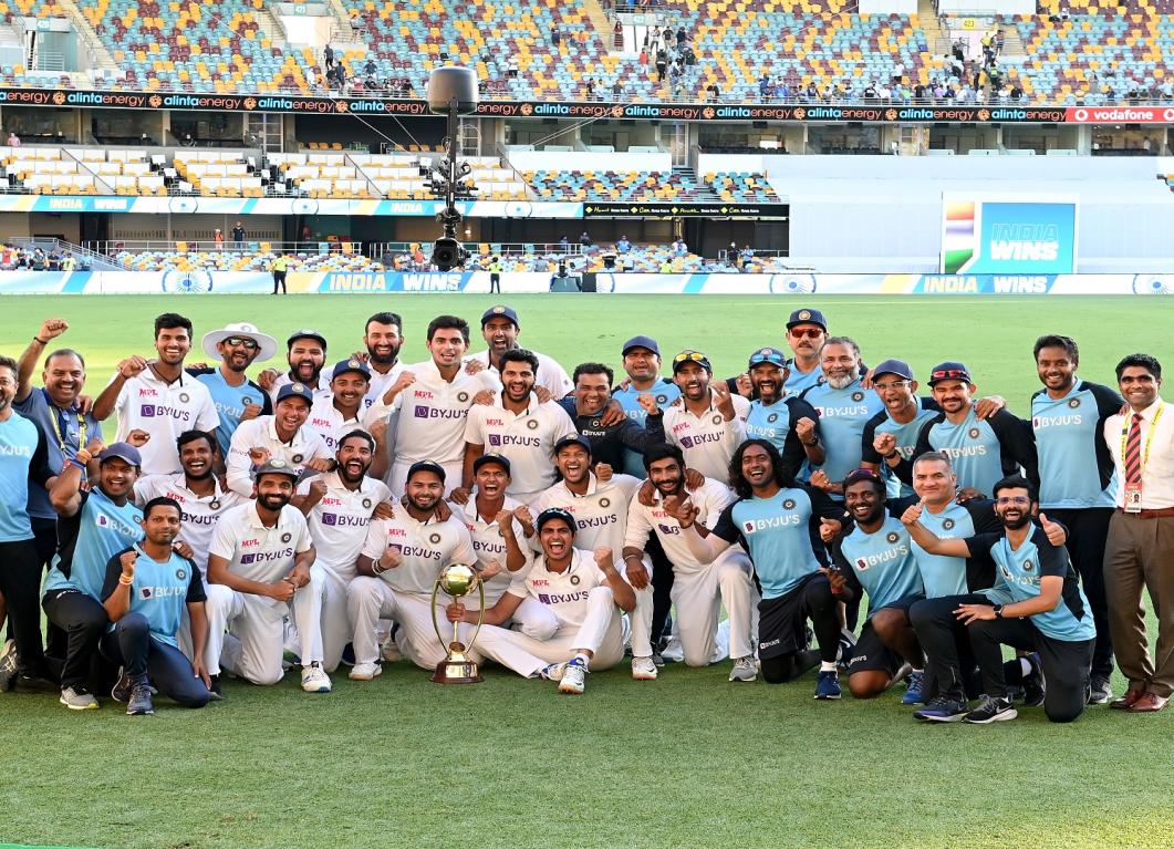 In a fitting end to what has been a series for the ages, Team India completed a historic Test series win, chasing down an improbable 328 on Day 5 at the Gabba. In a fitting end to what has been a series for the ages, Team India completed a historic Test series win, chasing down an improbable 328 on Day 5 at the Gabba.