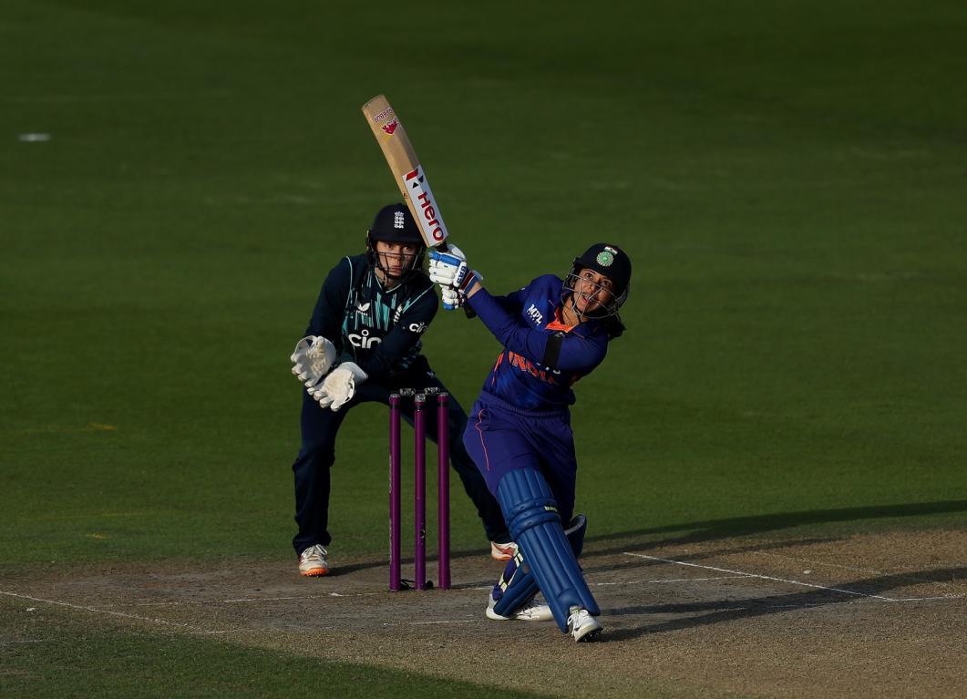 Smriti Mandhana shines as India muscle England to take a 1-0 lead in the ODI series Smriti Sandhana