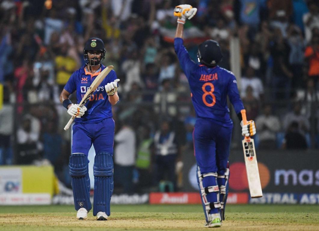 KL Rahul and Ravindra Jadeja propel India to 1-0 series lead after stuttering start to a modest chase KL Rahul and Ravindra Jadeja propel India to 1-0 series lead after stuttering start to a modest chase