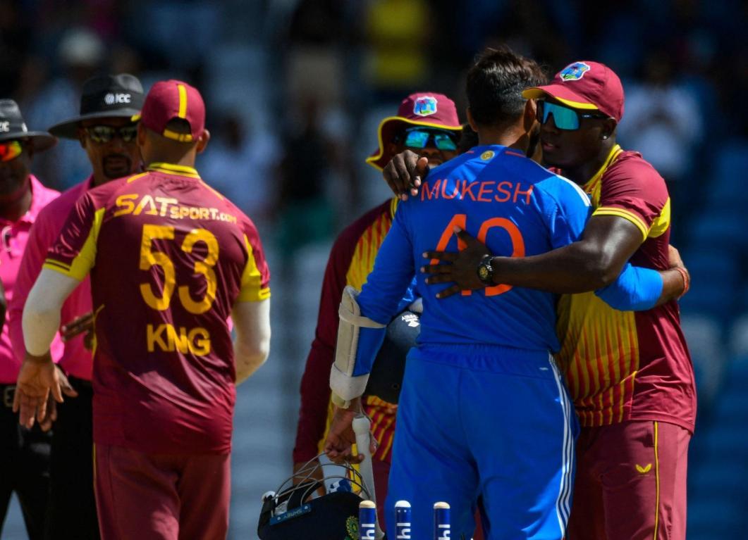 India stutter against West Indies owing to batters' poor show in the 1st T20I India stutter against West Indies owing to batters' poor show in the 1st T20I