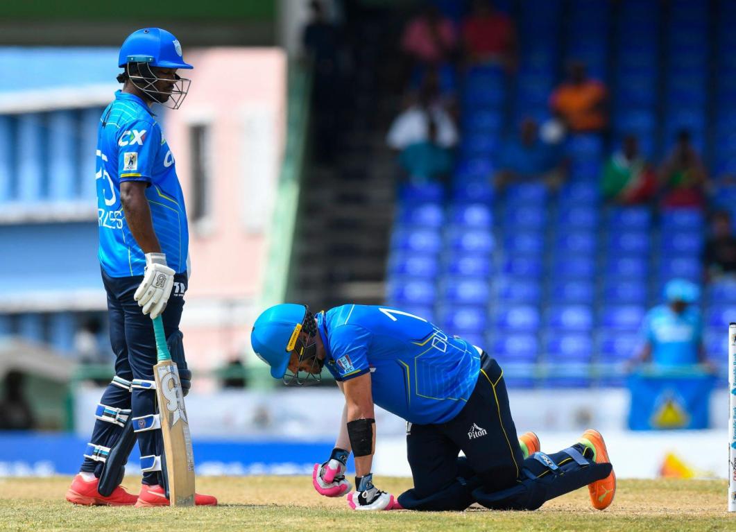 Faf du Plessis ruled out from remainder of CPL 2023 due to tennis elbow injury Faf du Plessis ruled out from remainder of CPL 2023 due to tennis elbow injury
