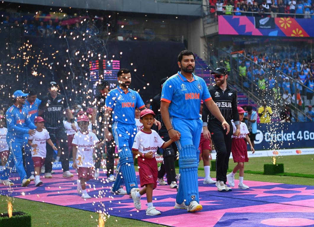 I wouldn’t say there was no pressure – Rohit Sharma on India’s semifinal win vs New Zealand