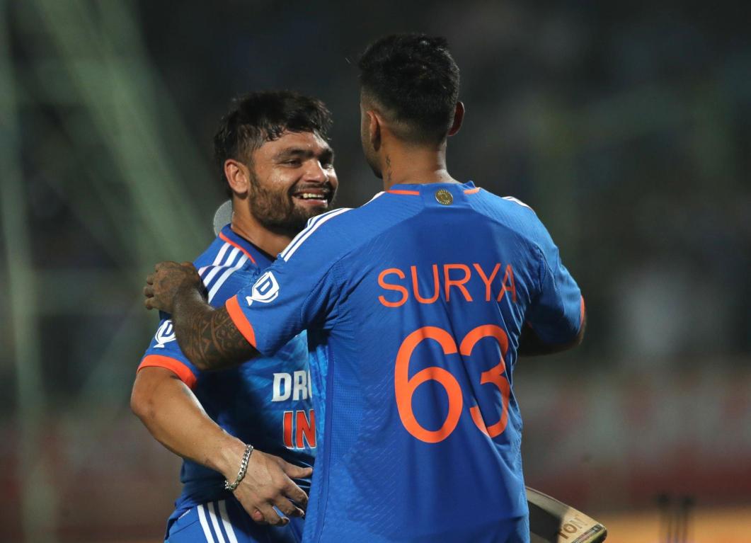 India pip Australia in a nail-biting thriller as SKY rains down on Inglis’ parade