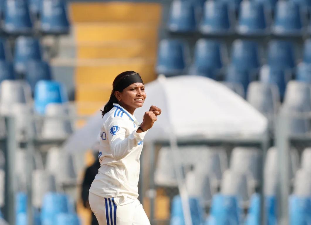It feels amazing, standing here receiving this award – Sneh Rana on her Player of the Match award It feels amazing, standing here receiving this award – Sneh Rana on her Player of the Match award