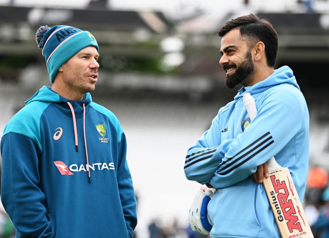 Virat Kohli and David Warner Virat Kohli and David Warner