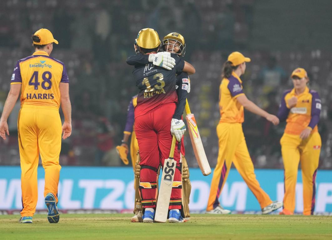 RCB-W's first win RCB-W's first win