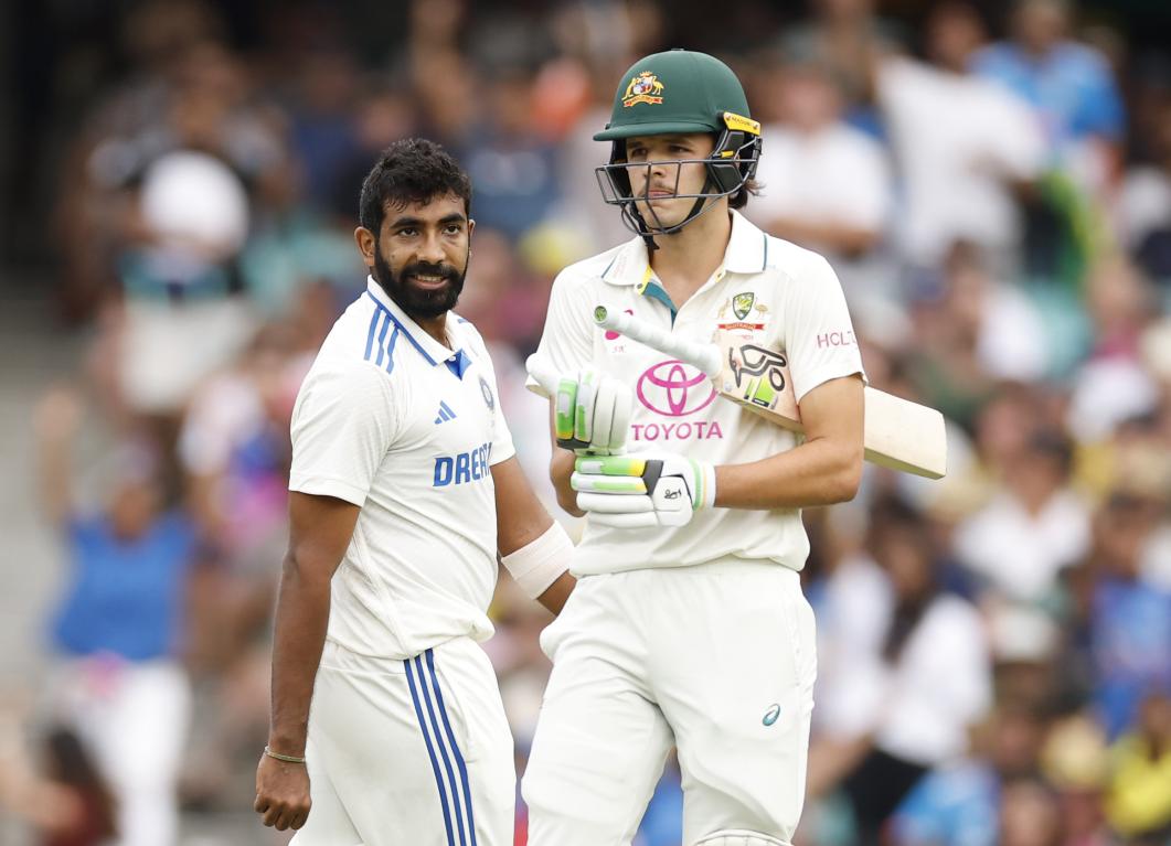 Sam Konstas Jasprit Bumrah Sam Konstas Jasprit Bumrah