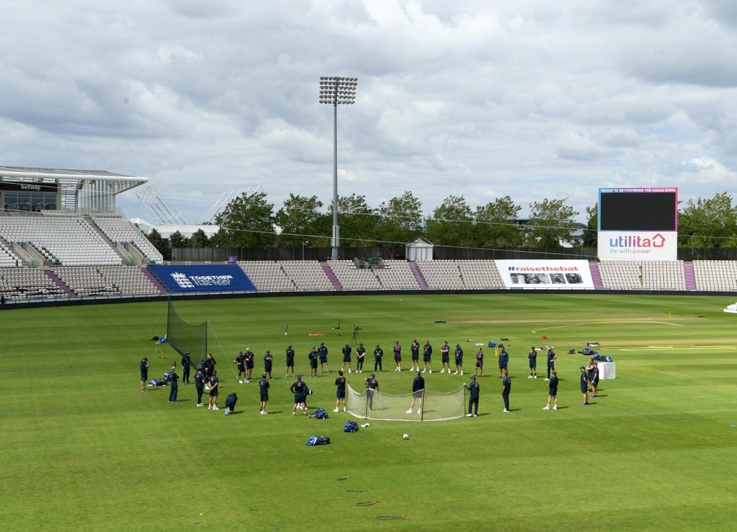 England Team practice ahead of their first Test against West Indies