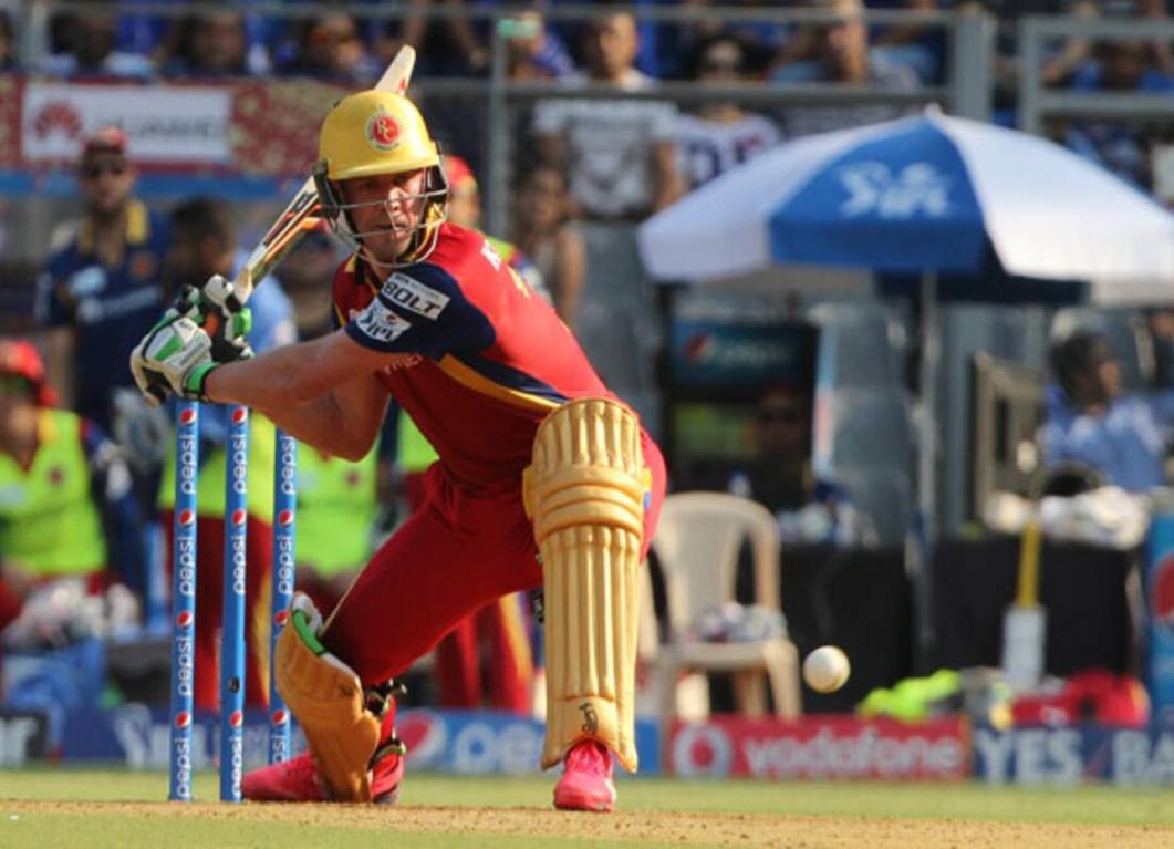 Mumbai Indians vs RCB 2015 - ABD century