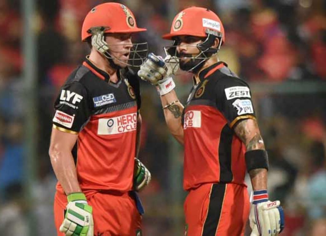 The 157 run stand between Kohli and De Villiers put RCB well on top