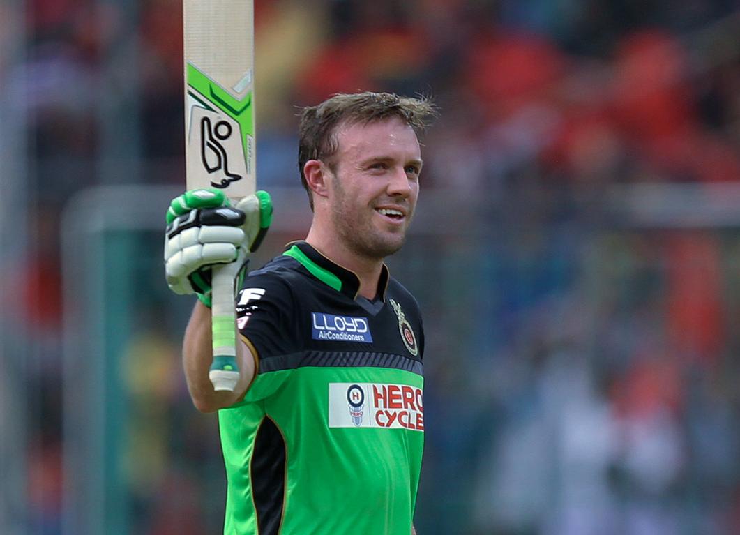 AB DE VILLIERS vs Gujarat IPL 2016 Go Green Match RCB