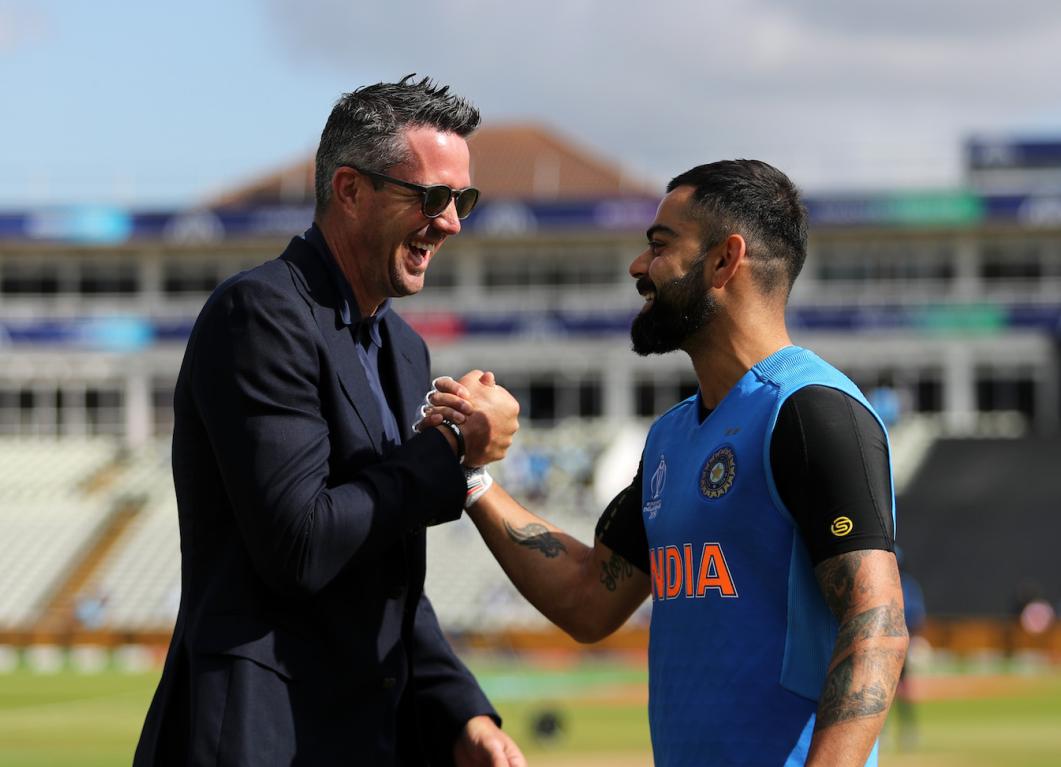 Virat Kohli and Kevin Pietersen