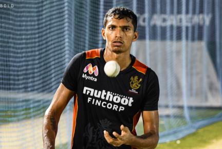 Navdeep Saini RCB Practice 2020