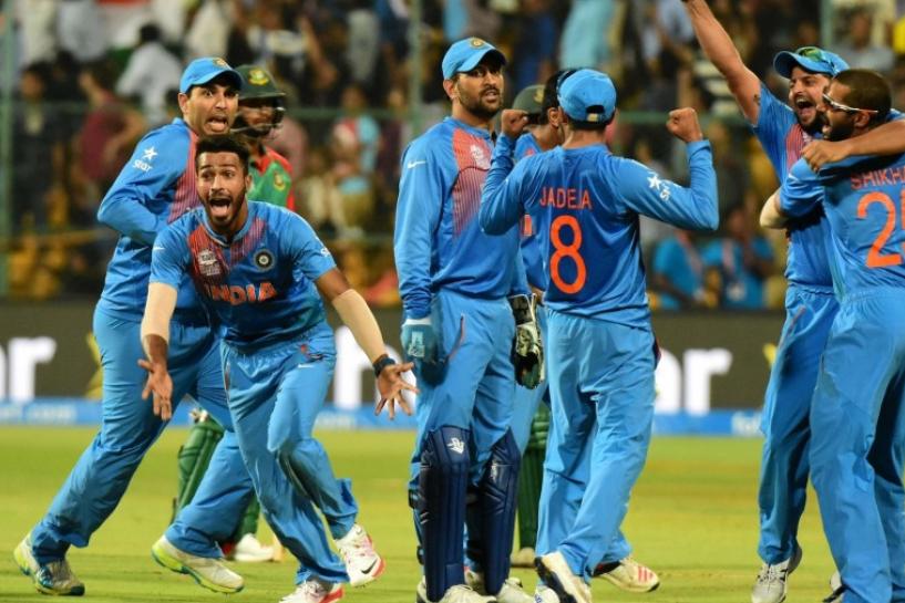 India beat Bangladesh by a run in a thriller in the 2016 T20 World Cup