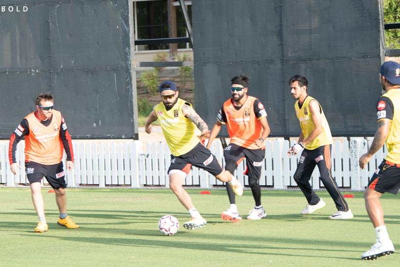 Bold Diaries: RCB kick off the session with football