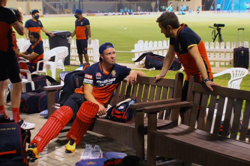 AB de Villiers has his first net session in Dubai