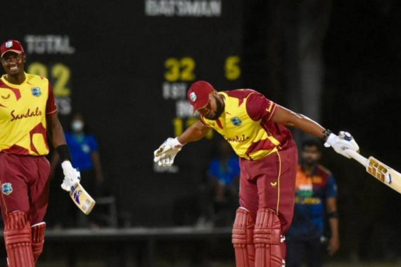 Kieron Pollard hits 6 sixes in an over