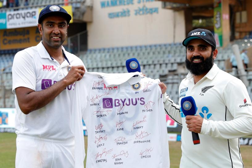 Ravichandran Ashwin chimes in with a brilliant tweet to help Ajaz Patel get his account verified