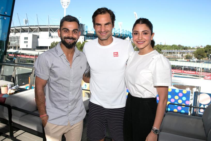 Virat Kohli and Roger Federer