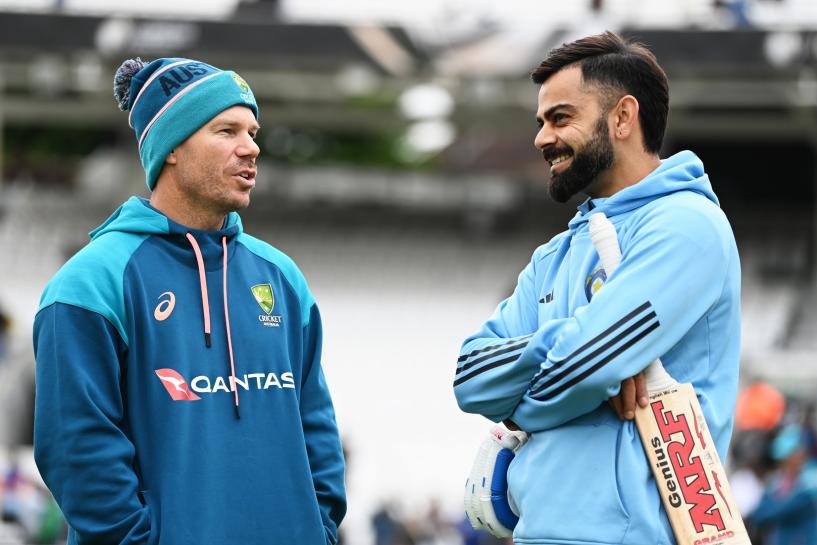 Virat Kohli and David Warner